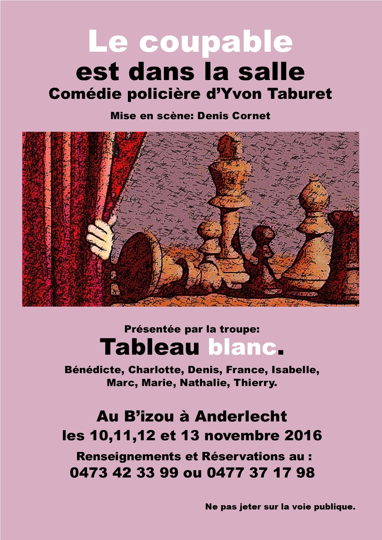 Affiche du spectacle