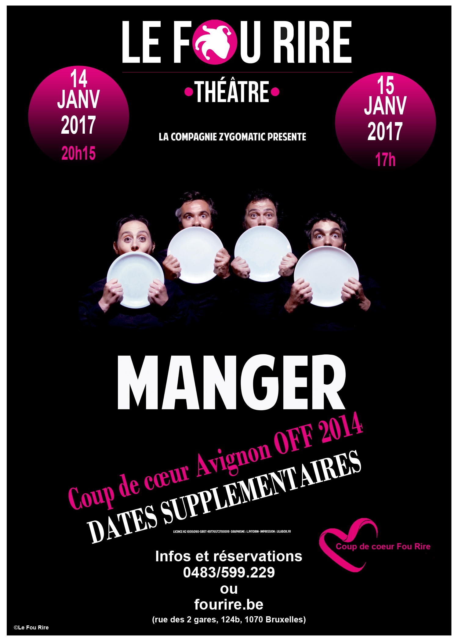 Affiche du spectacle
