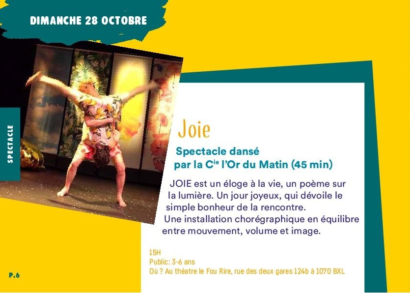 Affiche du spectacle